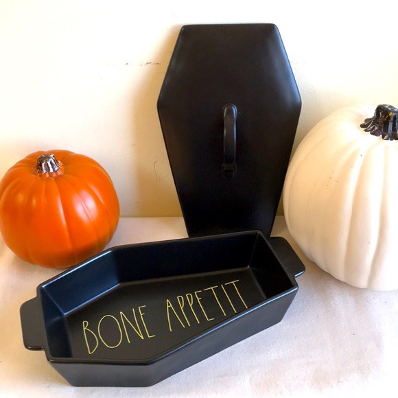 Rae Dunn | Holiday | Rae Dunn Bone Appetit Coffin Casserole Halloween
